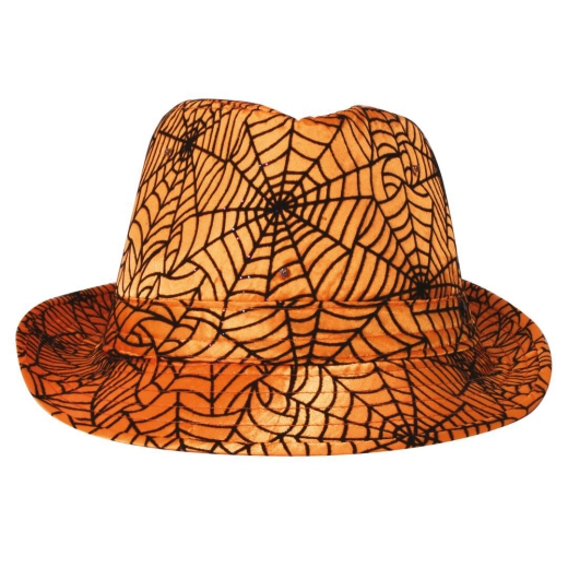 Hut "Spiderweb", orange