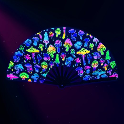 Fächer XL "Rave high" [64cm]