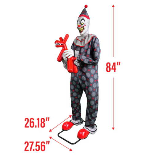 Clown mit Hund [201cm]