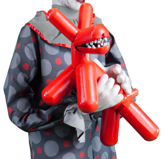 Clown mit Hund [201cm]