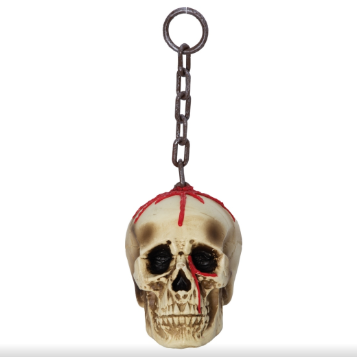 Schädel mit Kette [40cm]
