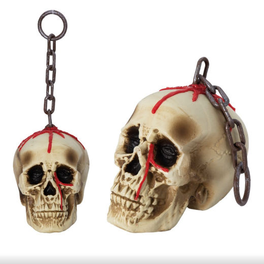 Schädel mit Kette [40cm]