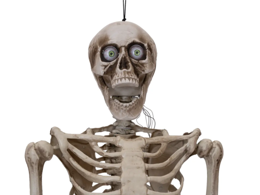 Skelett mit bewegten Augen [160cm]