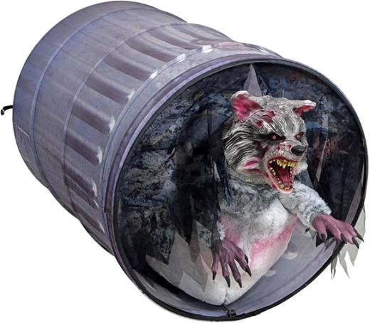 Waschbär in der Mülltonne | pop up [60cm]