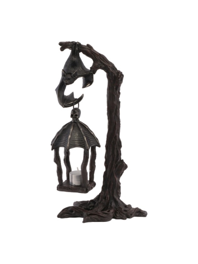 Kerzenhalter "Fledermaus am Ast" [37cm]