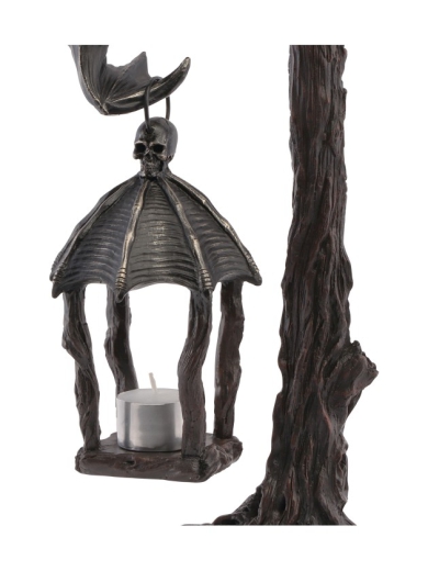 Kerzenhalter "Fledermaus am Ast" [37cm]
