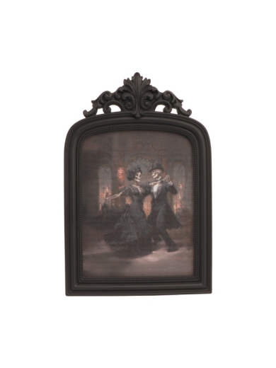 Bilderrahmen, schwarz "Tanzende skelette" [35cm]