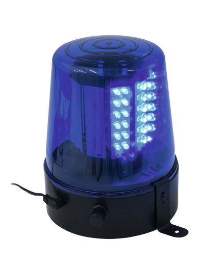 LED Polizeilicht, blau mit 108 LEDs