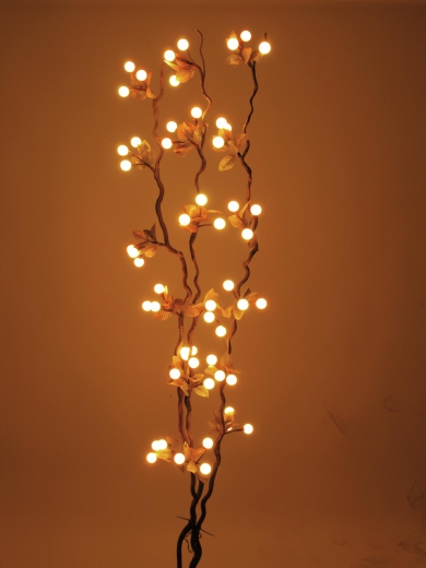 Torfmyrte-Zweige mit LEDs [180cm]