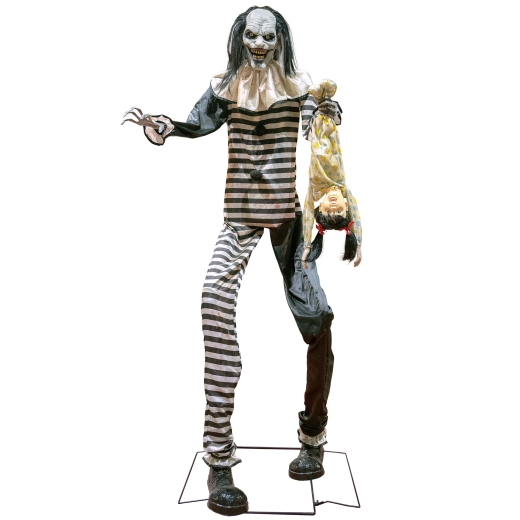 Horrorclown mit Kind [210cm]