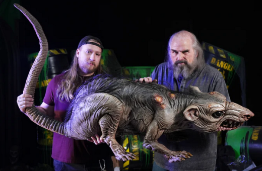 Ratte "Dörte" mit beleuteten Augen [210cm]