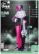Clown, pink mit Kind [170cm]