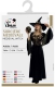 Hexenkleid, schwarz - gold inkl. Hut