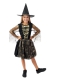 Kostüm "Hexe", schwarz | gold [Kids]