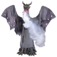 Grauer Drache mit Nebel [187cm]