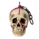 Skelett Kopf mit Kette [40cm]