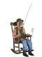 Fischer im Schaukelstuhl