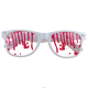 Brille mit Blut