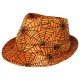 Hut "Spiderweb", orange