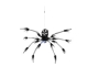 Spinne am Faden, grau-schwarz [60cm]