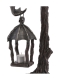 Kerzenhalter "Fledermaus am Ast" [37cm]