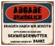 Schild "SCHWIEGERDRACHE" 42x35cm