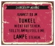 Schild Zaubertipp "LAMPE" 42x35cm