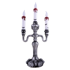 Kerzenhalter mit weissen LEDs [40cm]