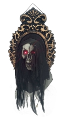 Spiegel mit Skelettkopf [57cm]