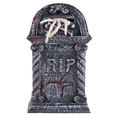 GRABSTEIN MIT SKELETTHAND [44cm]