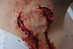 Kleine Bisswunde Zombie