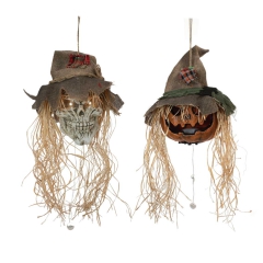 Köpfe mit Hut [je 70cm] 2er SET