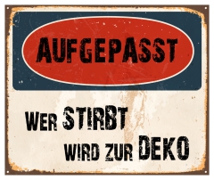 Schild "DEKO" 42x35cm