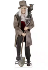 Totengräber mit Eule [198cm]