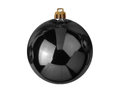 Weihnachtskugel XL, schwarz [20cm]