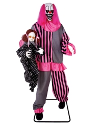 Clown mit zappelndem Mädchen [182cm]