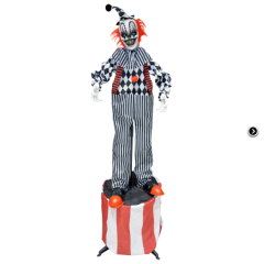 Clown auf Podest [180cm]