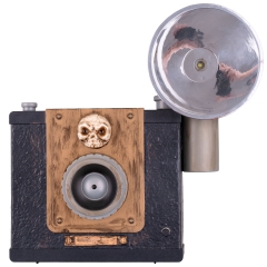 Kamera mit Blitz [24cm]