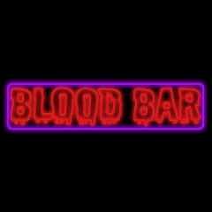 Neon Schild "Blood Bar" [95cm]