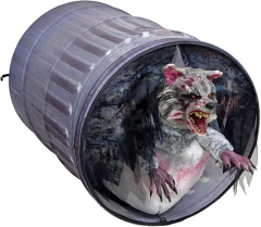 Waschbär in der Mülltonne | pop up [60cm]