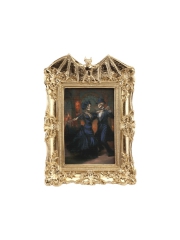 Bilderrahmen, gold "Tanzende skelette" [27cm]