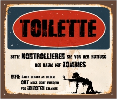 Schild "Toilette" 42x35cm