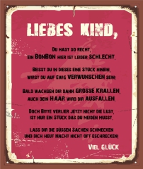 Schild "Verwunschenes BonBon" 35x42cm