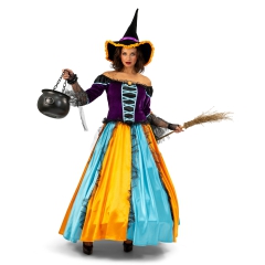 Damen Kostüm "HEXE WINKIE"