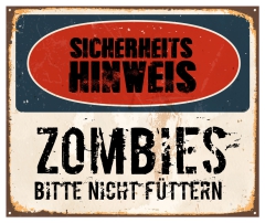 Schild "Nicht Füttern" 42x35cm