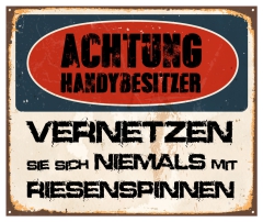 Schild "vernetzen" 42x35cm